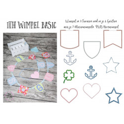 Stickserie ITH - Wimpel Basic